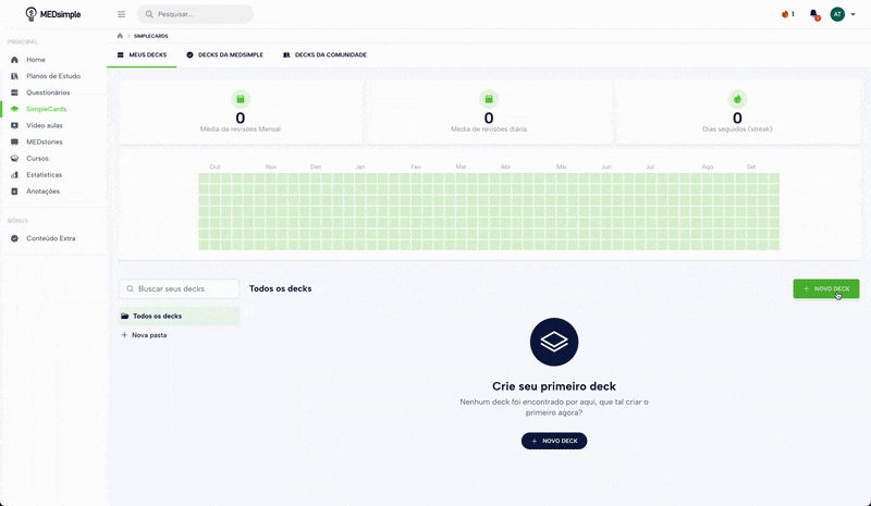 Estude com mais de 200 mil flashcards com sistema de memorização espaçada.